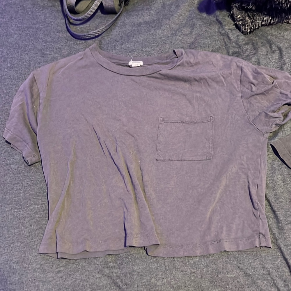 Gray shirt